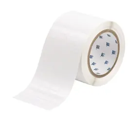 Brady Polyesterové štítky lesklé bílé / Etikety do tiskárny / Polyester / 76 mm jádro
