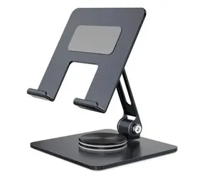 Capture skládací stojan na tablet a iPad černá / Stojan / 360° otočení / Ocel / Interiér