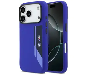 BMW M Silicon Vertical Logo MagSafe tmavě modrá / Zadní kryt / MagSafe / iPhone 17 Pro