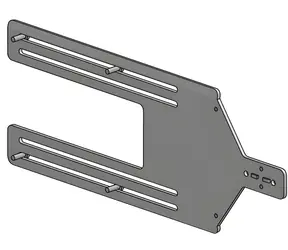 Ergonomic Solutions Kiosk držák displeje 15-22" na výšku černý / Držák pro POS displej / Kov / MultiGrip