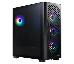 ADATA XPG LANDER 501 černá / Skříň / Midi Tower / E-ATX / 2x USB-A 3.2 / 4x120mm ARGB / bez zdroje / průhledná bočnice