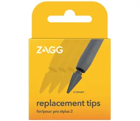 ZAGG Náhradní hroty pro Pro Stylus 2 šedé (109913293) / Hroty / 4 ks