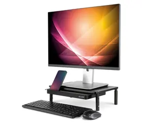Allsop Metal Art Tri-Level / Stojan na monitor / výškově nastavitelný / do 27" / úložná zásuvka