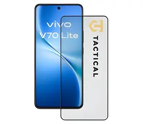 Tactical Glass Shield 5D sklo pro Vivo V70 Lite černá / Ochranné sklo