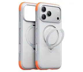 Torras Ostand Q3 Rugg bílá / Ochranný kryt / Apple iPhone 18 Pro / MagSafe / stojánek 360°