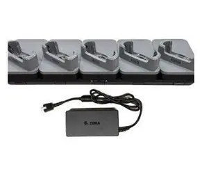 Zebra ShareCradle pro 5x TC201 s rugged bootem / Komunikační kolébka / Ethernet / USB / 5 pozic / vč. zdroje