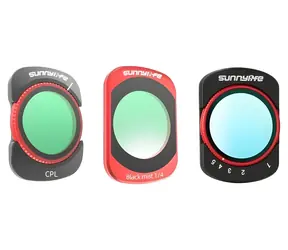 Sunnylife Sada filtrů Black Mist 1/4, VND, CPL pro DJI Osmo Pocket 4/3 / Sada filtrů / Magnetické / Hliníkový rám