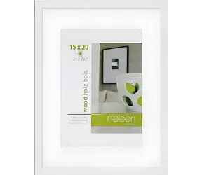 Nielsen Design Apollon bílá / Fotorámeček / 21x29,7 cm (DIN A4) / Dřevo