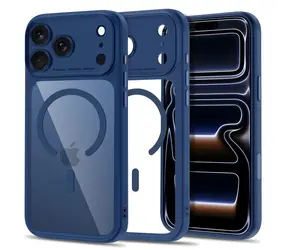 Tech-Protect MagPeak čirá tmavě modrá / Kryt / Apple iPhone 17 Pro Max, 18 Pro Max / MagSafe