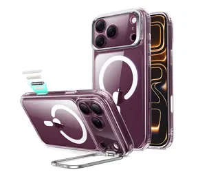 ESR Classic Hybrid Kickstand MagSafe čirý / Kryt / Apple iPhone 18 Pro Max, 17 Pro Max / MagSafe / Výklopný stojánek