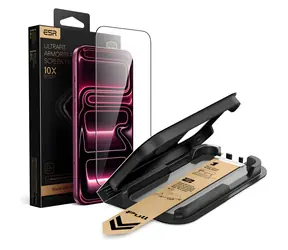 ESR UltraFit Armorite Pro černý rámeček / Tvrzené sklo / Apple iPhone 18 Pro Max / 17 Pro Max