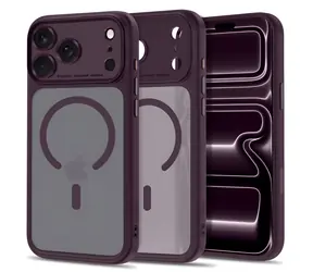 Tech-Protect MagPeak MagSafe matná tmavě třešňová / Kryt / Apple iPhone 17 Pro, 18 Pro / MagSafe