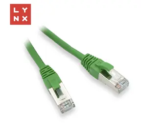 LYNX patch kabel Cat5e FTP zelený / Patch kabel / 5 m / CCA