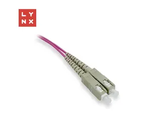 Lynx SC/SC / Optický patch kabel / Duplex / 50/125 MM OM4 / 1 m