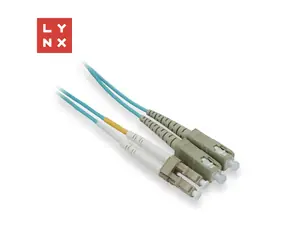 Lynx patch kabel LC/SC / Optický patch kabel / Multimode / OM3 / 50/125 µm / Duplex / 10 m