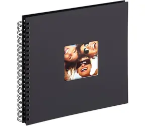 Walther Fun SA110B černá 30x30 / Album / 50 černých stran / spirálová vazba