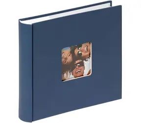 Walther Fun modrá / Fotoalbum / vkládací / paměťový proužek / 10x15 cm / 200 fotografií