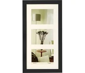 Walther Home 3 ks 13x18 černá / Sada rámečků / dřevo