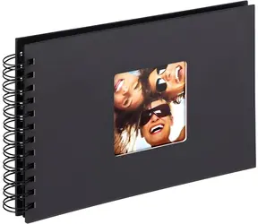 Walther Fun SA109B černá / Fotoalbum / spirálová vazba / 23x17 cm / 40 černých stran