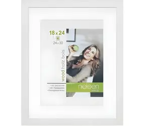 Nielsen Design Apollon bílá / Fotorámeček / 24x30 cm / Dřevo