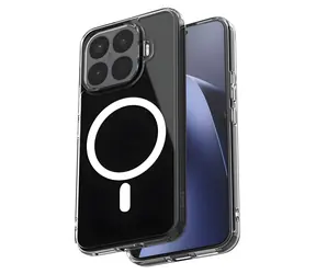 Crong Hybrid Clear Magnetic transparentní / Ochranný kryt / Xiaomi 17T Pro / MagSafe