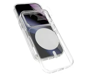 Epico Dot Mag+ Case iPhone 17 Pro/18 Pro šedá / Kryt / Qi2 & MagSafe kompatibilní / Crossbody úchyty