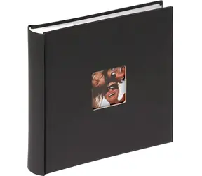 Walther Fun černá / Fotoalbum / vkládací / paměťový proužek / 10x15 cm / 200 fotografií