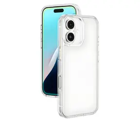 AmazingThing Minimal Case transparentní / Pouzdro / Apple iPhone 16 / silikonové