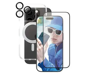PanzerGlass CARE Feature 3-in-1 Ceramic Bundle iPhone 16 Pro čirá / Ochranná sada / MagSafe, sklokeramika Ohara