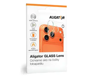 Aligator GLASS LENS iPhone 14, 14 Plus, 15, 15 Plus / Ochranné sklo na čočky fotoaparátu