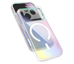 Epico Hero Mag+ Case transparentní / Kryt na iPhone 17/18 Pro / Qi2 & MagSafe kompatibilní / crossbody úchyty