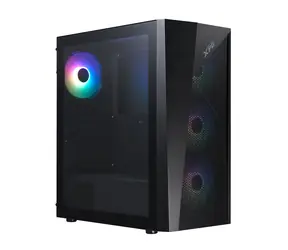 ADATA XPG LANDER 500 černá / Skříň / Midi Tower / ATX / 4x 120mm ARGB / tvrzené sklo / bez zdroje