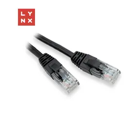 Lynx UTP patch kabel Cat5e černý / Patch kabel / 20 m / RJ45