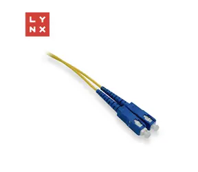 Lynx SC/SC 1 m žlutá / Optický patch kabel / Duplex / Singlemode 9/125 µm / OS2