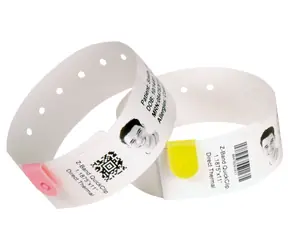 Zebra Wristband 1x6in (25.4x152.4mm) bílá / Náramek / Syntetický / DT / Z-Band Ultra Soft Lam / 6 ks/box