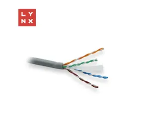 LYNX UTP kabel Cat6 vnitřní šedá / Síťový kabel / 305 m / drát / LSOH