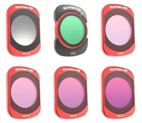 Sunnylife Sada filtrů pro DJI Osmo Pocket 4 a Pocket 3 / Sada filtrů / MCUV, CPL, ND8, ND16, ND32, ND64 / 6 ks