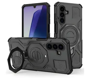 Tech-Protect TacticStand MagSafe matná černá / Pouzdro / Samsung Galaxy A17, A18 4G/5G / stojánek