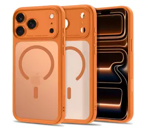 Tech-Protect MagPeak matná oranžová / Kryt / Apple iPhone 18 Pro, 17 Pro / MagSafe