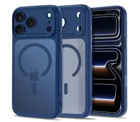 Tech-Protect MagPeak MagSafe matná tmavě modrá / Kryt / Apple iPhone 17 Pro, 18 Pro / MagSafe