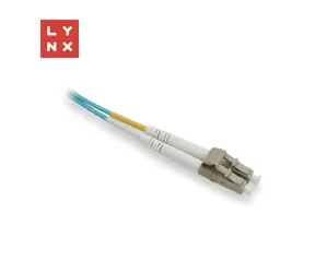 Lynx LC/LC / Optický patch kabel / Duplex / OM3 / 50/125 µm MM / 1 m