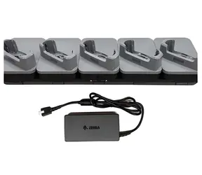 Zebra ShareCradle pro 5x TC201 bez rugged bootu / Komunikační kolébka / Ethernet / USB / 5 pozic / vč. zdroje