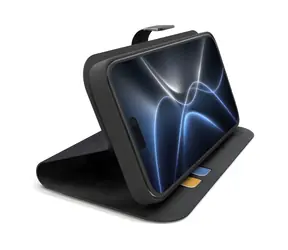 SBS Wallet Smart pro iPhone 18 Pro černá / Peněženkové pouzdro se stojánkem
