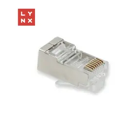 Lynx konektor STP Cat6a / Konektor / RJ45 / 50µ pozlacení / 100 ks