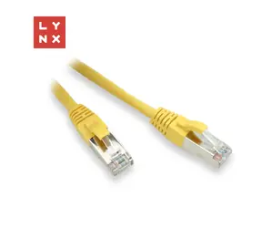 Lynx FTP patch kabel Cat5e 2 m žlutý / Patch kabel / RJ45-RJ45