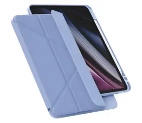 Epico TechGrain Spin 2in1 Flip Case modrá / Flipové pouzdro / iPad Pro 11" (3.-6. gen)/Air 10,9"-11" (A14-M4)