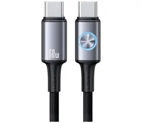 USAMS SJ752 Tarnish / Datový kabel / USB-C (M) - USB-C (M) / 60W / 1,2 m