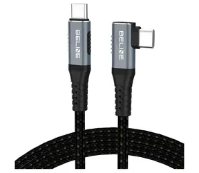 Beline lomený USB-C kabel Thunderbolt 4 černá / Kabel / 40 Gbps / PD 240 W / 8K 60Hz / 1 m