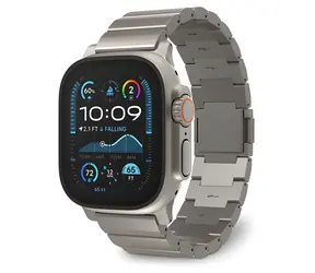Decoded Titanium Strap přírodní titan / Řemínek / Apple Watch Ultra 1&2 / Titan