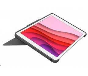 Logitech Combo Touch grafitová / Ochranný kryt s klávesnicí / Apple iPad 7.-9. gen. 10,5\" / CZ/SK layout